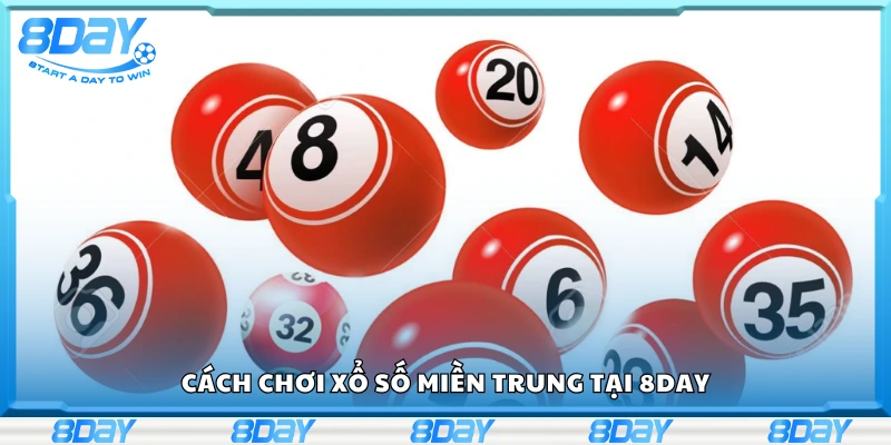 Cách thức  chơi xổ số miền Trung tại 8Day